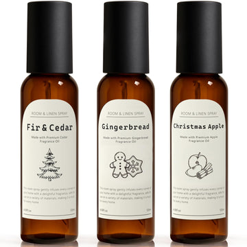 Fragrance Room Spray, Christmas Scent, 3 x 4.06 fl oz
