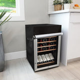 Beverage Refrigerator Cooler Cover,Outdoor Fridge Cover - Waterproof, Dustproof, Sun-Proof, 20" W x 20" D x 33" H.