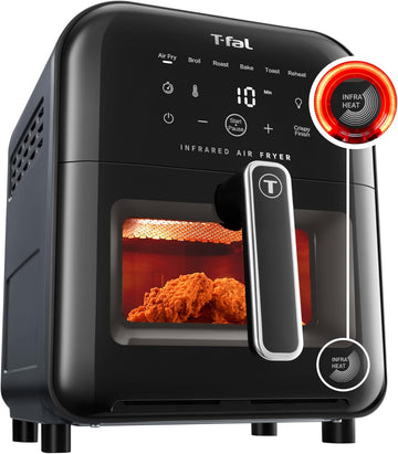 Infrared Air Fryer, 2x Faster Than Traditional Heating*, Large Air Fryer Toaster Oven Combo, 6 Qt Di