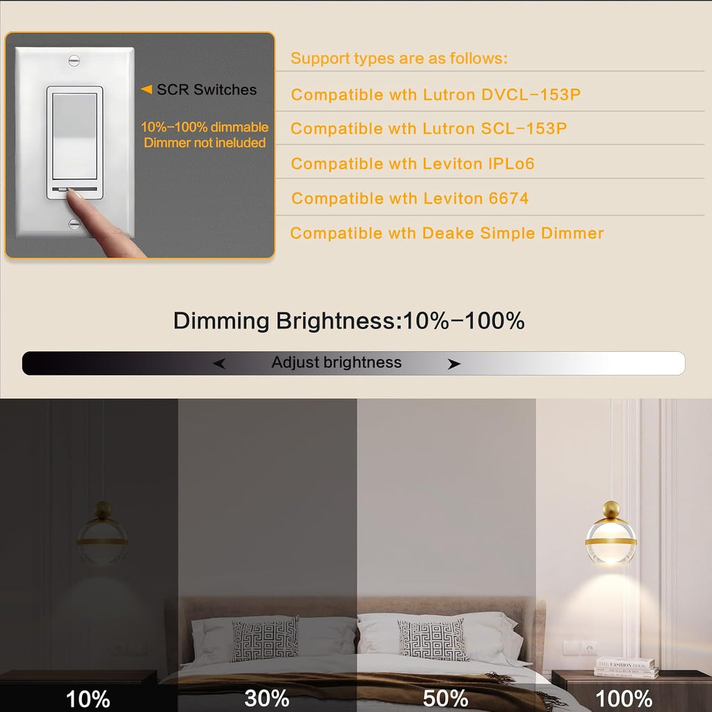 1-Light Gold Pendant Lights Kitchen Island Modern LED Ceiling Hanging Pendant Lights Acrylic Globe Pendant Light