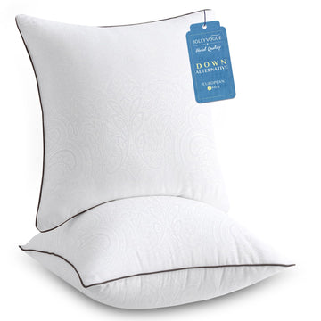 26x26 Euro Pillows for Sleeping, Soft and Supportive Throw Pillows for Couch, Bed and Sofa, Down Alternative Pillow