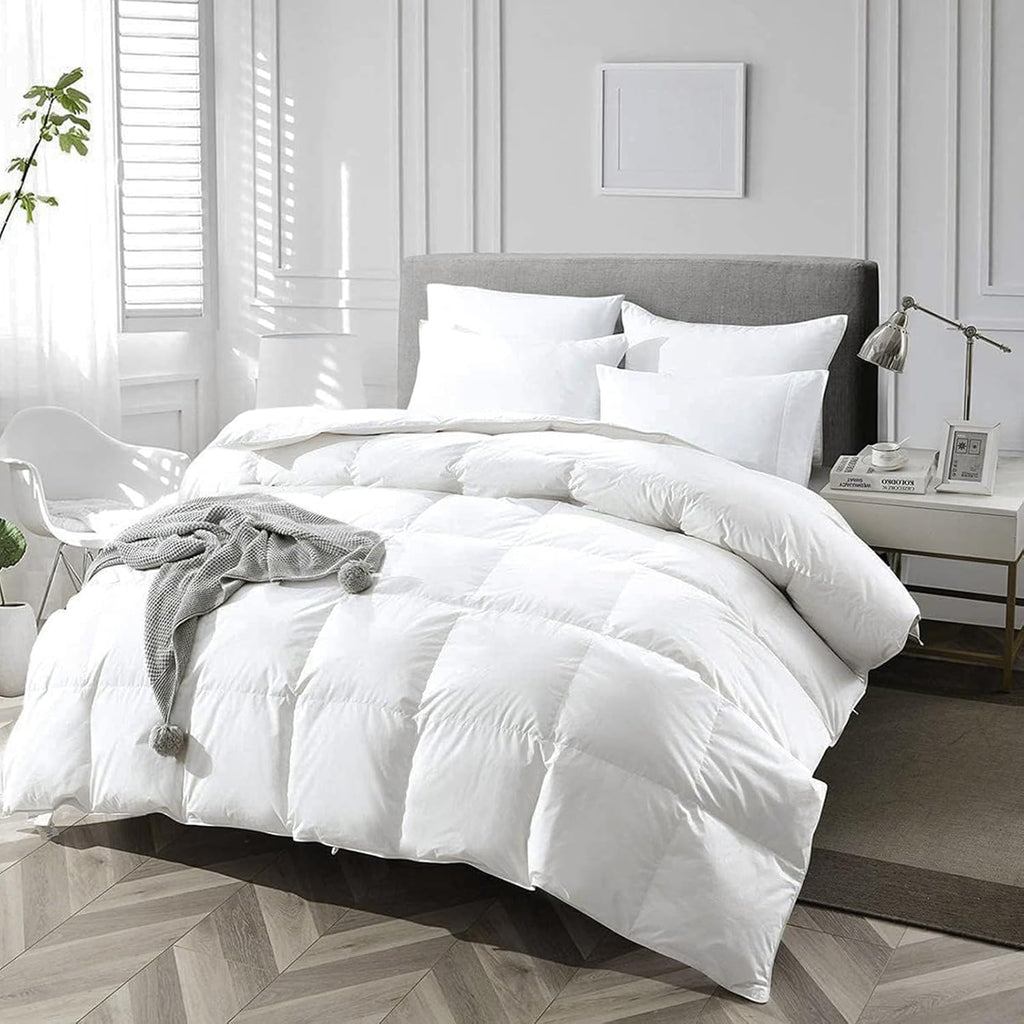 Heavy Weight Duvet Insert King,Winter Down Feather Fibers Comforter