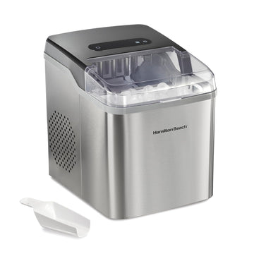Bullet Countertop Ice Maker Machine, Makes 26 Lbs/Day, 9 Cubes Every 6 Minutes, Self-Clean Function , Makes 2 Sizes