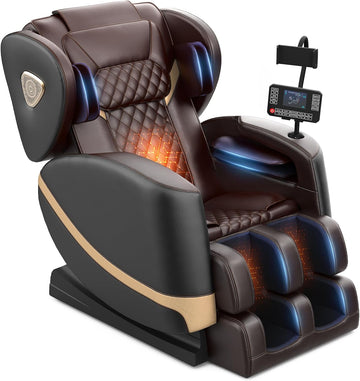 Massage Chair Full Body Zero Gravity Recliner, 2026 New Version | 14 Shiatsu Rollers, 10 Airbags, 5 Auto Modes