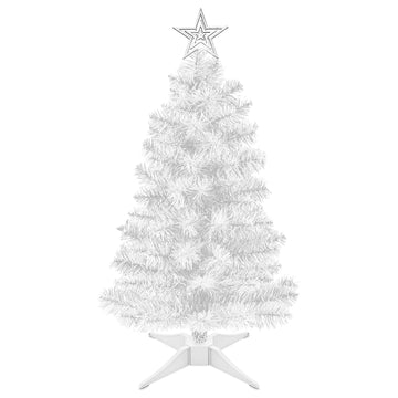 4FT Premium Hinged Artificial Holiday Small Mini Christmas Tree for Tabletop, Home, Office, Indoor and Outdoor Holiday