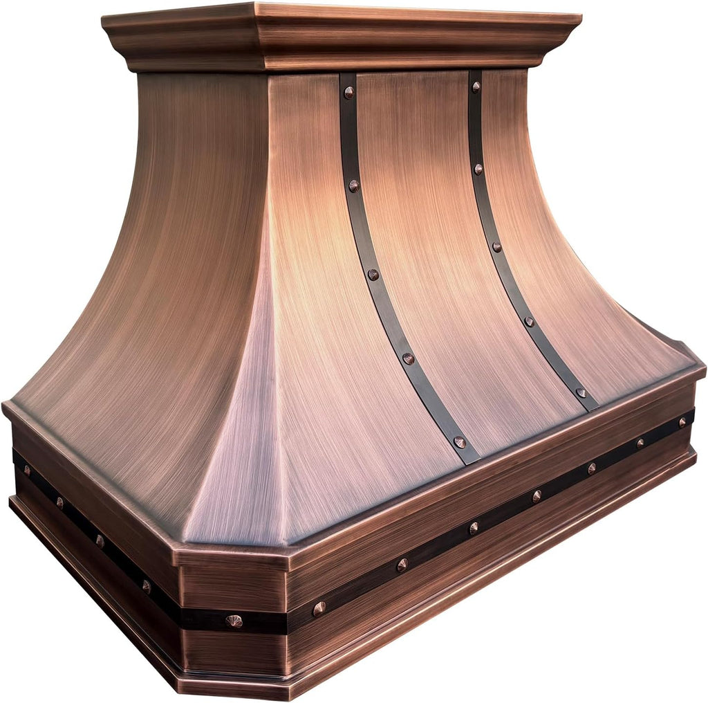 30 Inch Copper Kitchen Range Hood