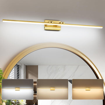 LED Bathroom Vanity Light, Modern Bathroom Light Fixture Over Mirror (3000K/4000K/6000K, Dimmable), Vanity Light Bar