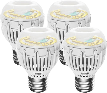 130W Equivalent A15 LED Light Bulb, 2000 Lumens 5000K Daylight White Bulb, Energy Saving 25,000 Hours Lifespan Non (4-Pack)