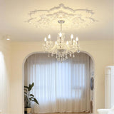 43.3'' Large PU Ceiling Medallion Combination Decorative 2.36'' ID French Style Chandelier Base Ceiling Medallion for