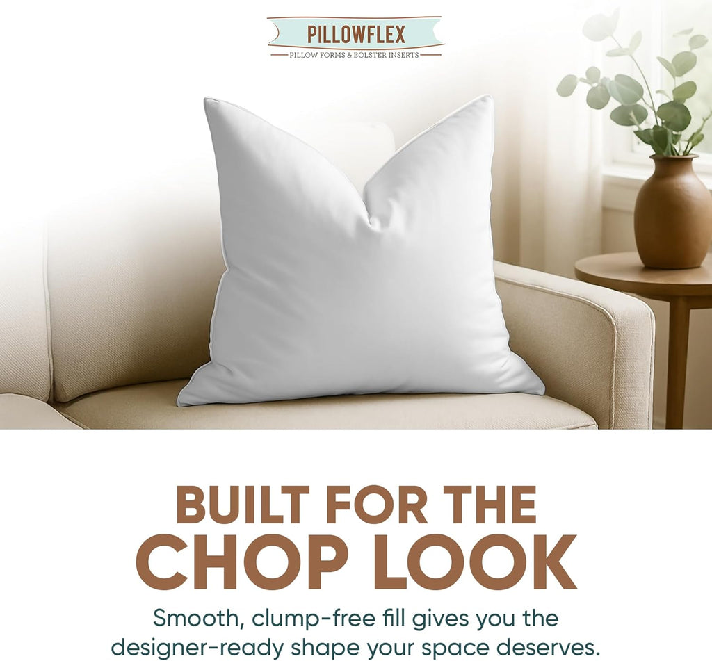 Synthetic Down Pillow Insert 22x22 in - Karate Chop Pillow