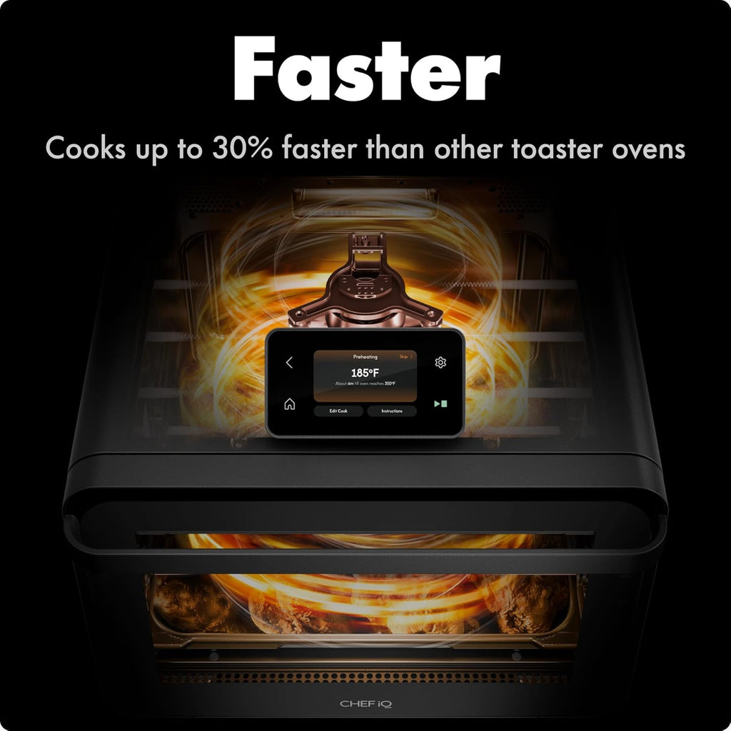 MiniOven Smart Toaster Oven Air Fryer Combo, 11-in-1 Countertop Convection Oven, Bake, Broil, Air Fry, Broil