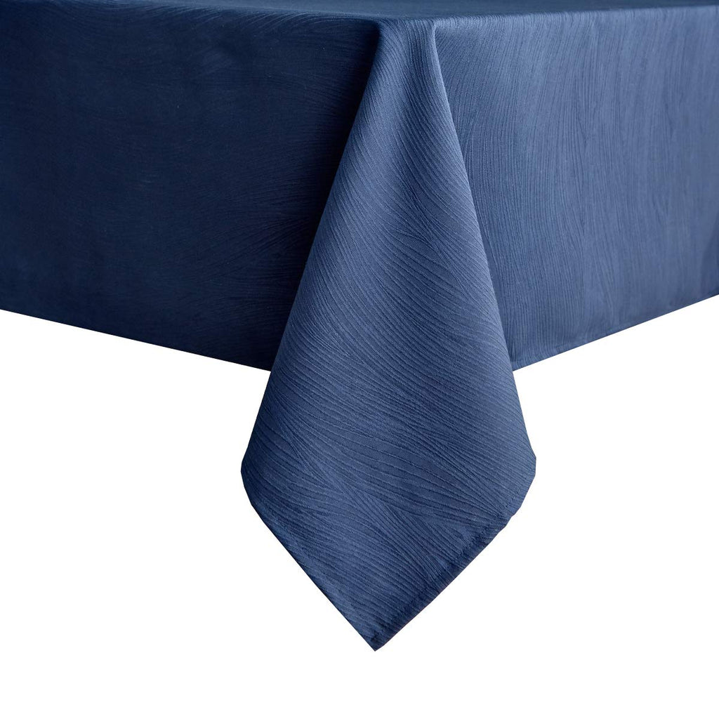 Jacquard Table Cloth Swirl Pattern Spillproof Wrinkle Resistant Heavy Weight Soft Tablecloth Dinning Tabletop