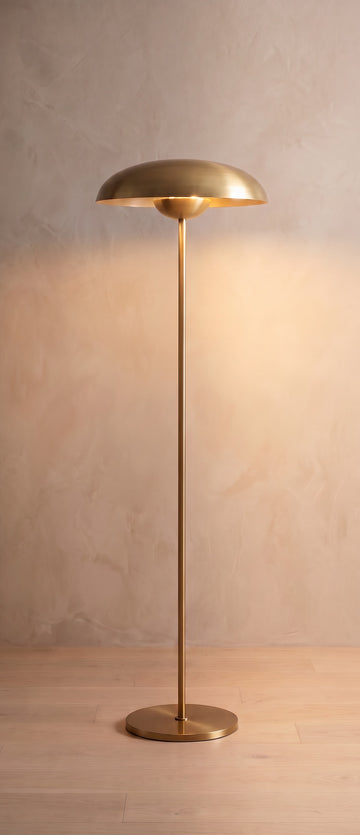 Inspired Cosmic Style 66 Inch Floor Lamp Lacquered Burnished Brass - Main Product View