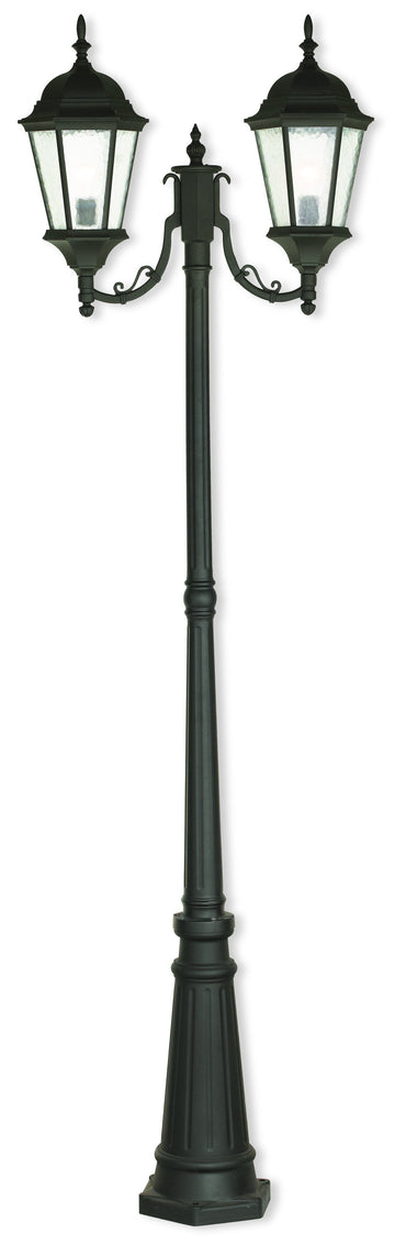 Livex Hamilton 2 Light TBK Outdoor Post Light - C185-75476-14