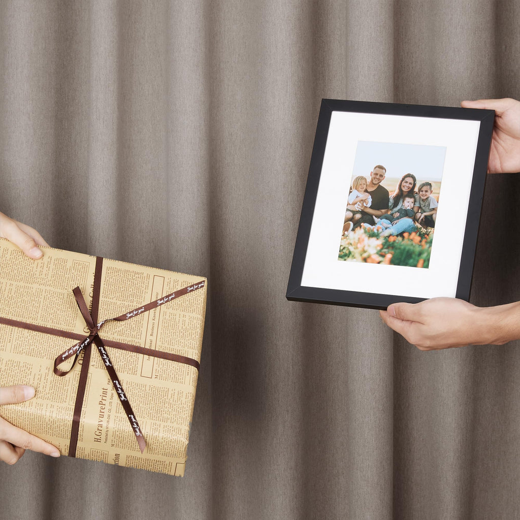 8x10 Picture Frames, Gallery Wall Frames Set of 5, Black