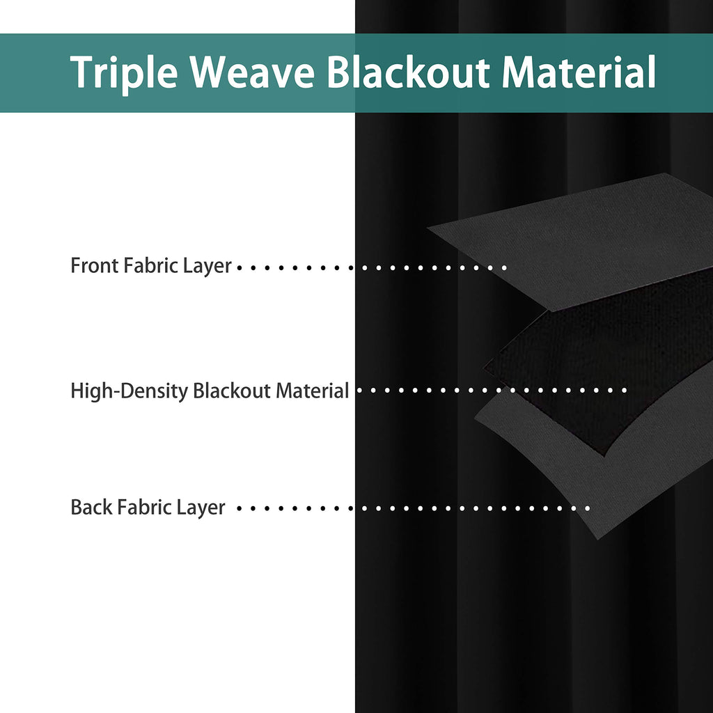 Extra Wide Room Divider Curtain Total Privacy