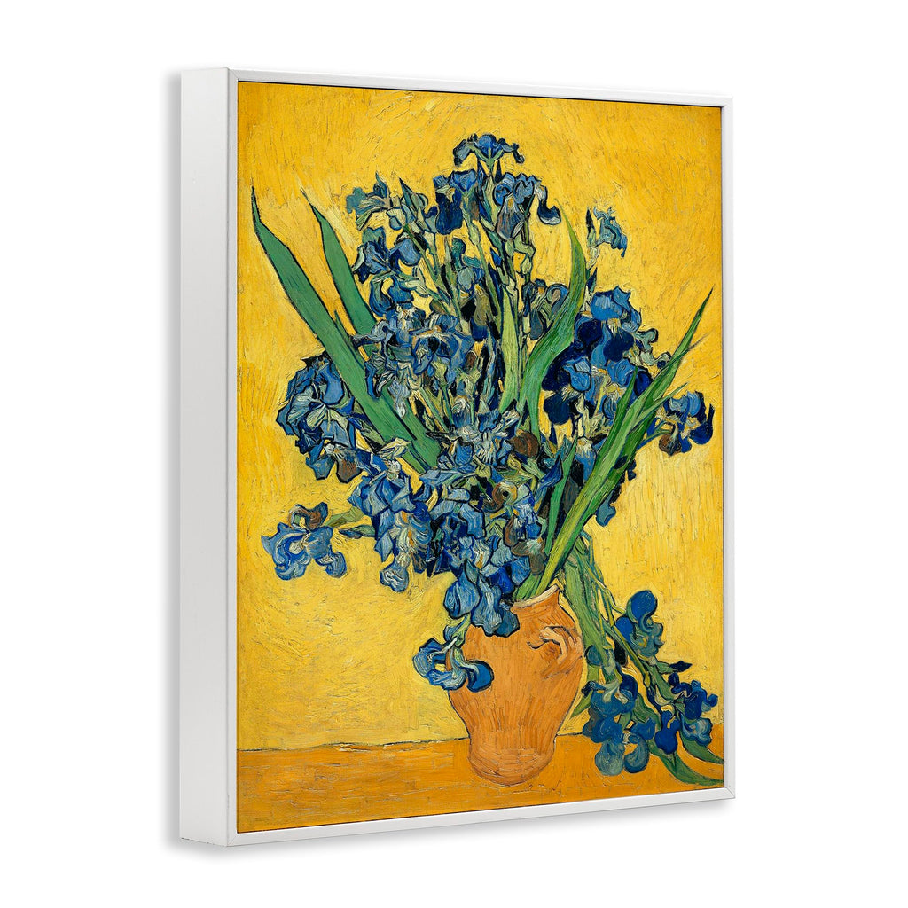 Van Gogh Irises Post Impressionist, 16 x 20 Inch Framed Giclée Print