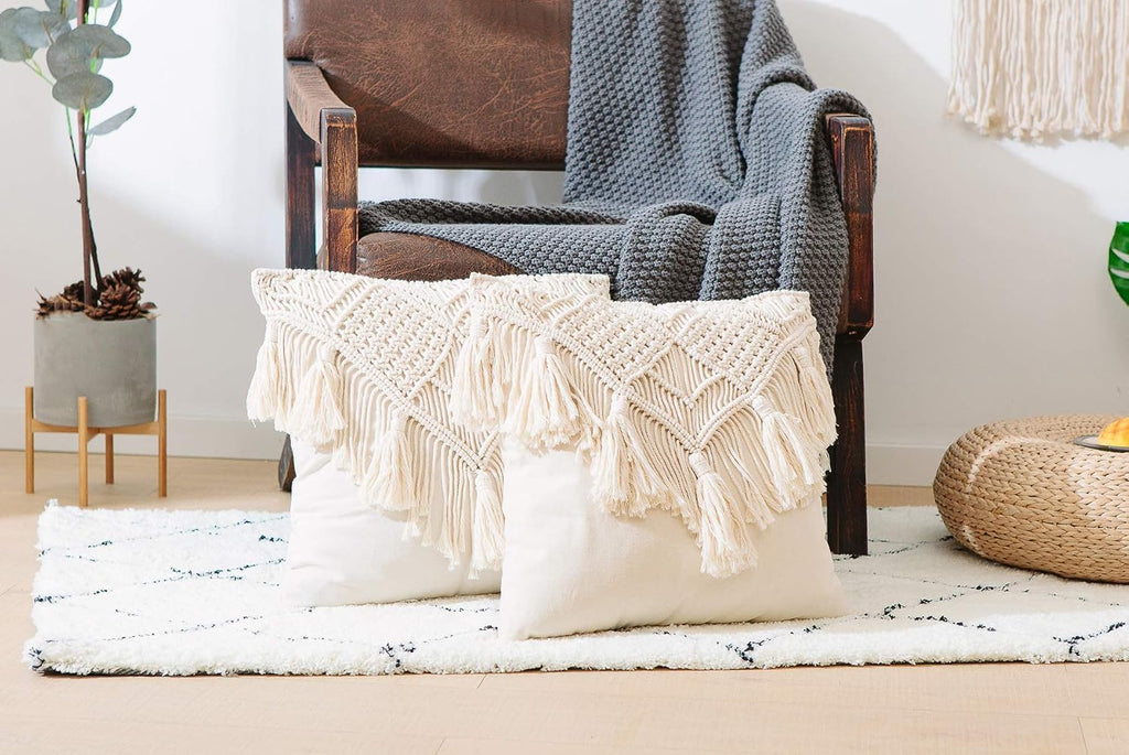Cushion Covers Macrame Cushion Cover Woven Boho Cushion Cover