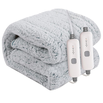 Electric Heated Blanket 84"×90", 4 Heating Levels & 10H Auto-Off