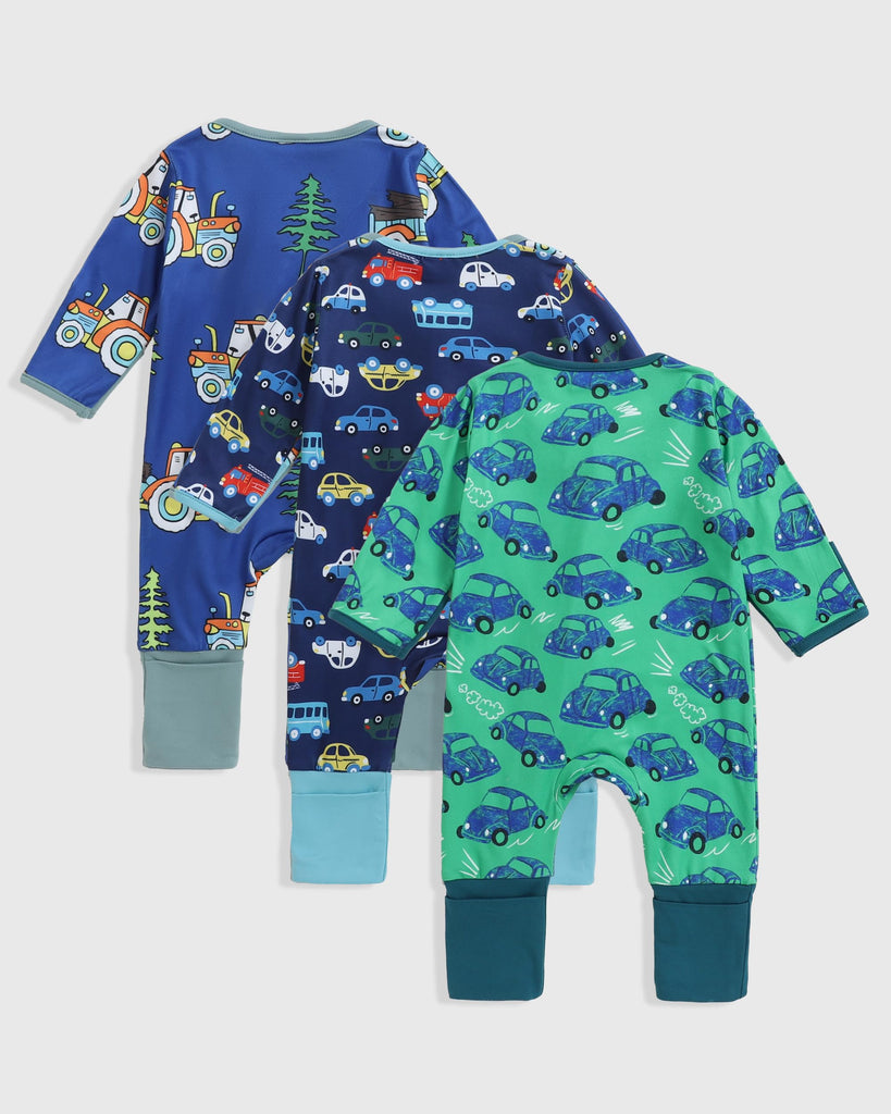 Infant Baby Boy Clothes Newborn Essentials Fall Winter Spring Coming Home Outfit Shower Gifts 2 Way Zipper Romper