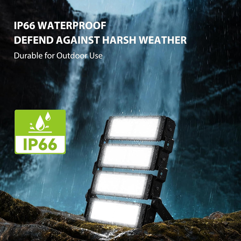 Pro 6 Series 400W 60,000LM LED Stadium Light Outdoor Flood Light, ETL Certified, 100V-277V, 5000K Daylight IP66