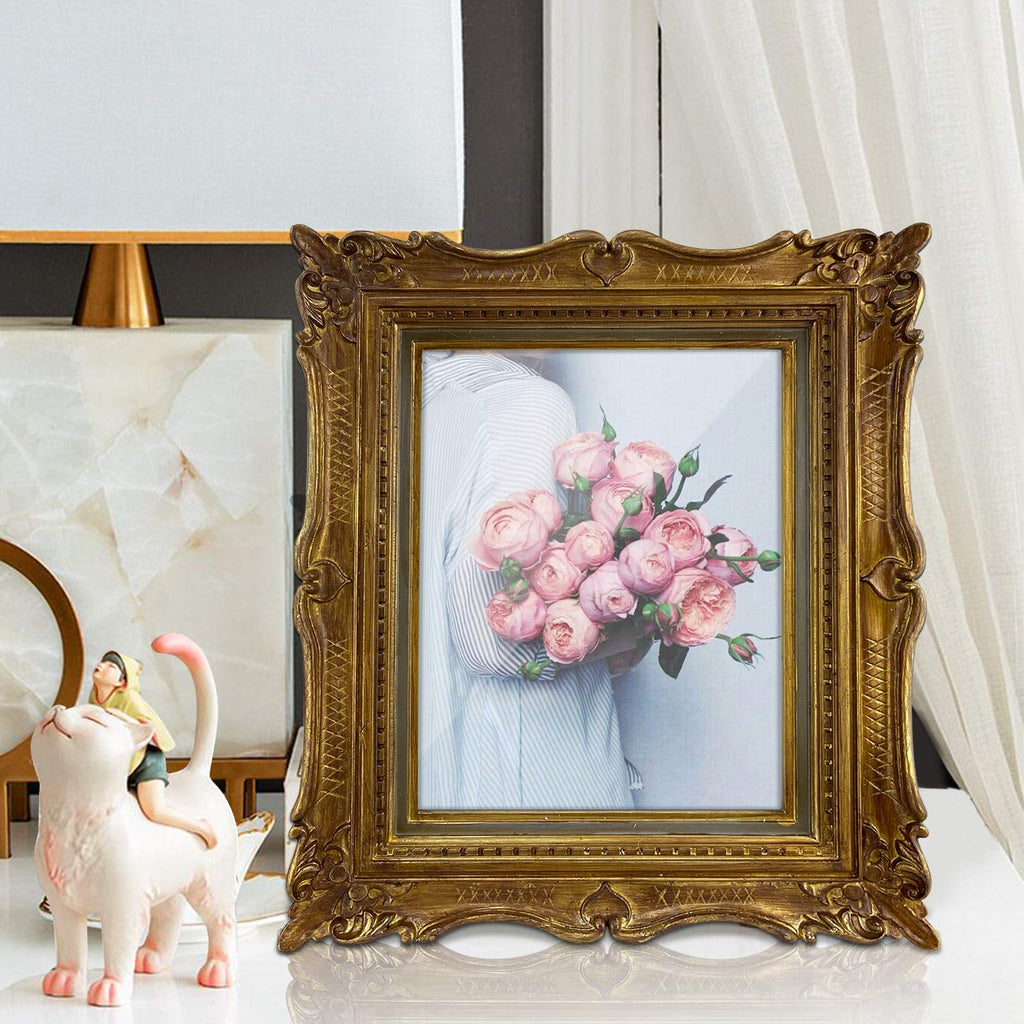 8x10 Vintage Bronze Picture Frame