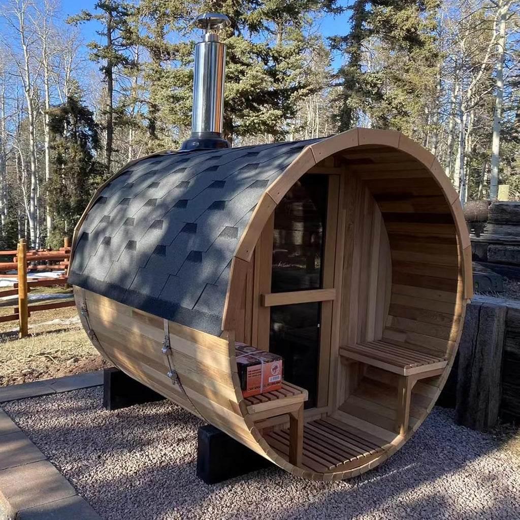 Smartmak Customized Outdoor Barrel Steam Sauna
