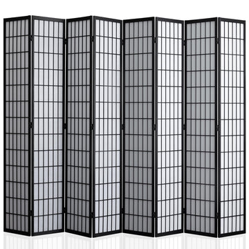 8 Panel Shoji Screen Room Divider, Folding Privacy Screens, Room Partitions and Dividers, Decorative Room Dividers