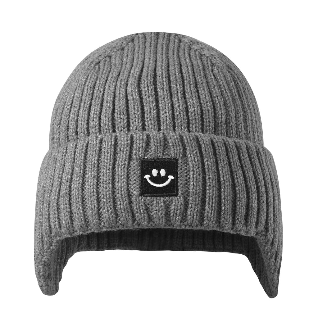 Baby Hat, Black/Gray 2 Pack