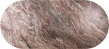 Messina Brown Marble Dining Table