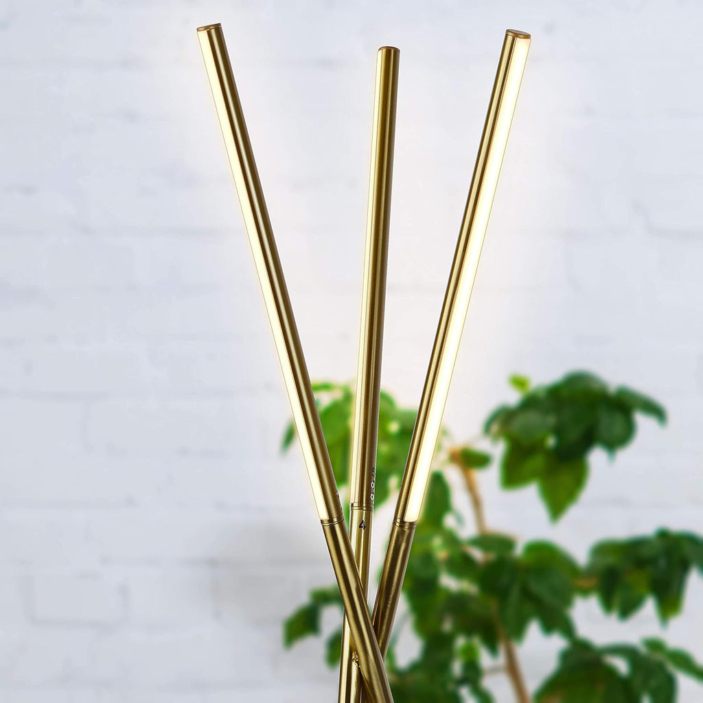 Stix LED Tripod Floor Lamp - Dimmable Modern Standing Lamp, with 3 Lights