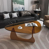 Modern Glass Coffee Table, Mid Century Small Coffee Table