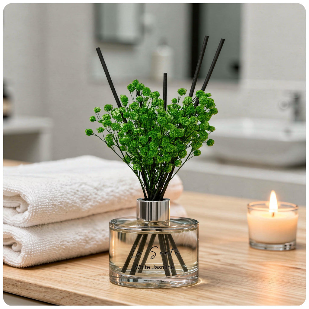 Reed Diffuser Set, White Jasmine 6.7 fl oz/ 200 ml