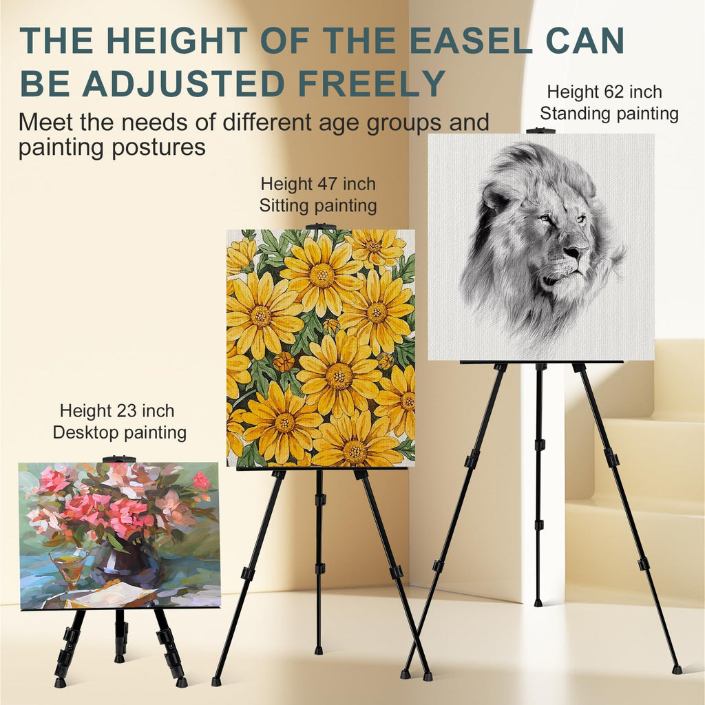 8 Pack Painting Display Easel Stand Portable Adjustable
