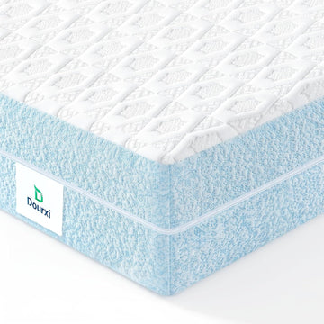 Crib Mattress Dual Sided Gel Memory Foam Toddler Mattress for Baby | 2-Stage Safe Comfort Sleep for Infant and