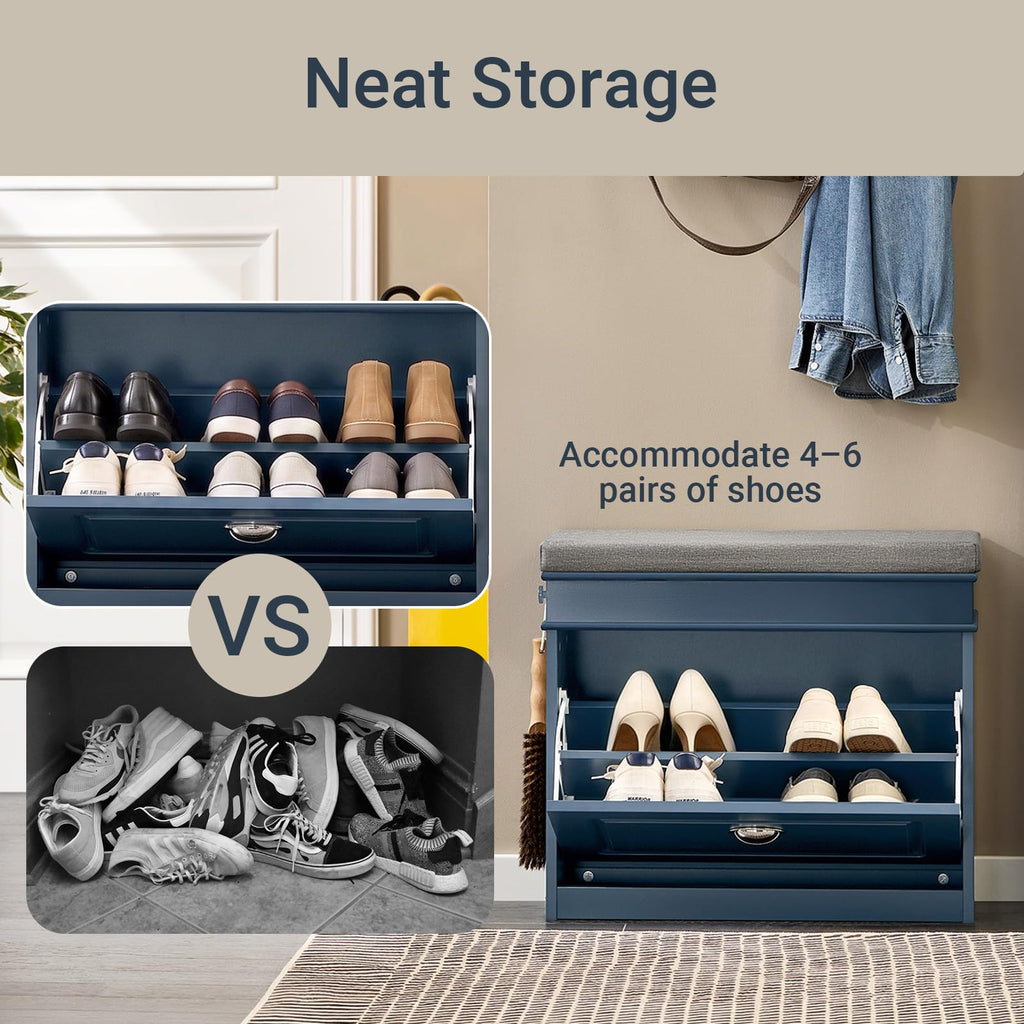Small Shoe Storage Bench
