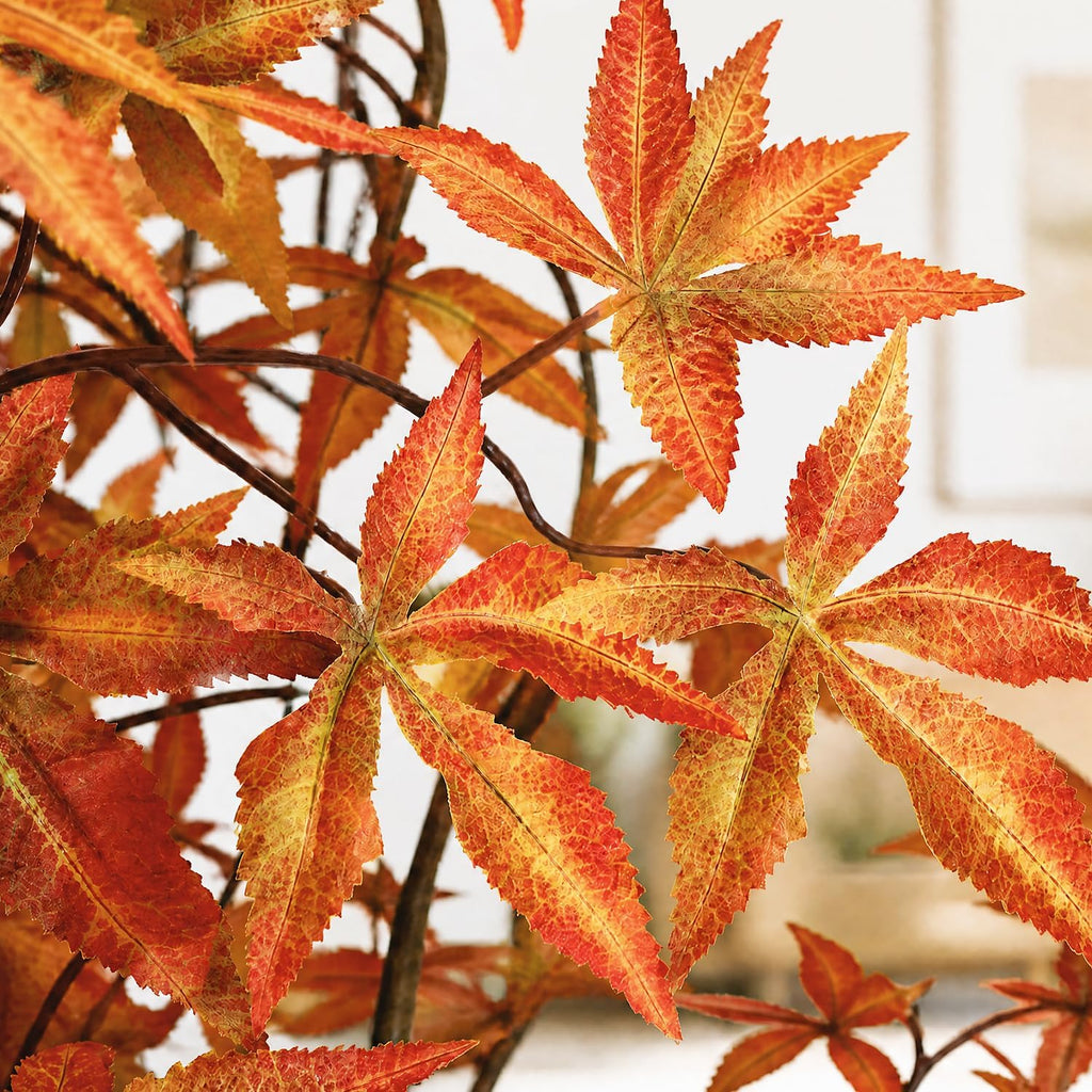 Artificial Maple Tree, 6FT Fall Tree with Pot for Outdoor Indoor