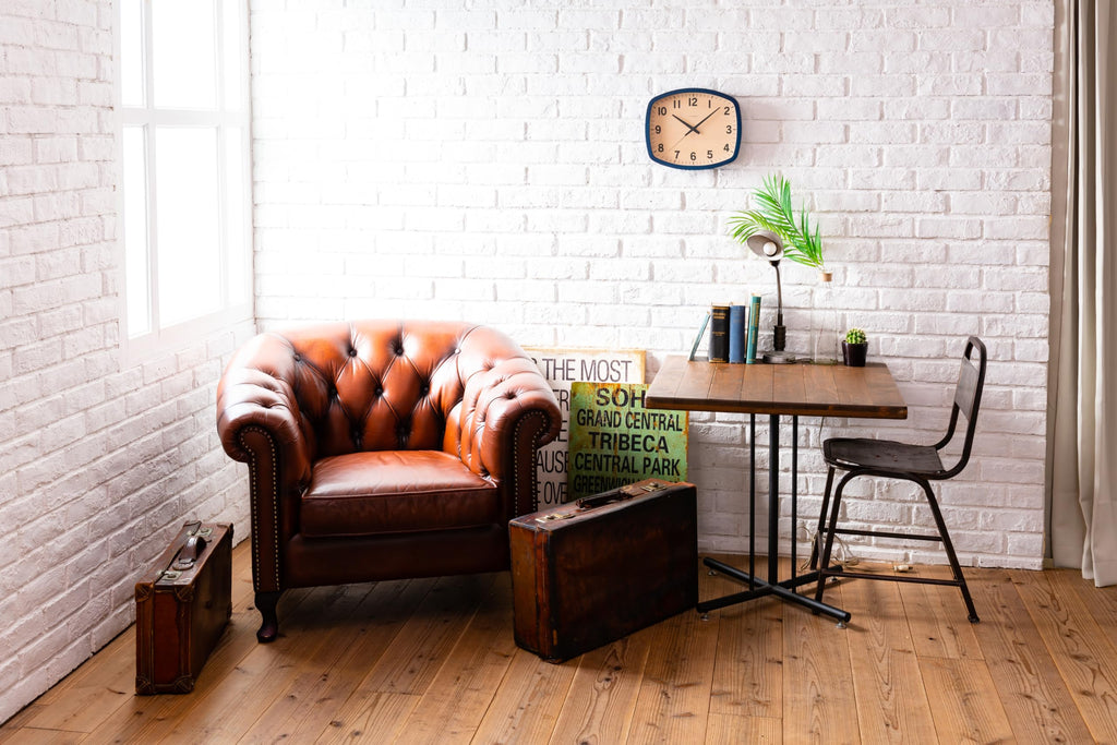 Japanese Wall Clocks-Handcrafted Solid North American Beech Wood, Battery Operated, Square Rustic Decorative, Made in