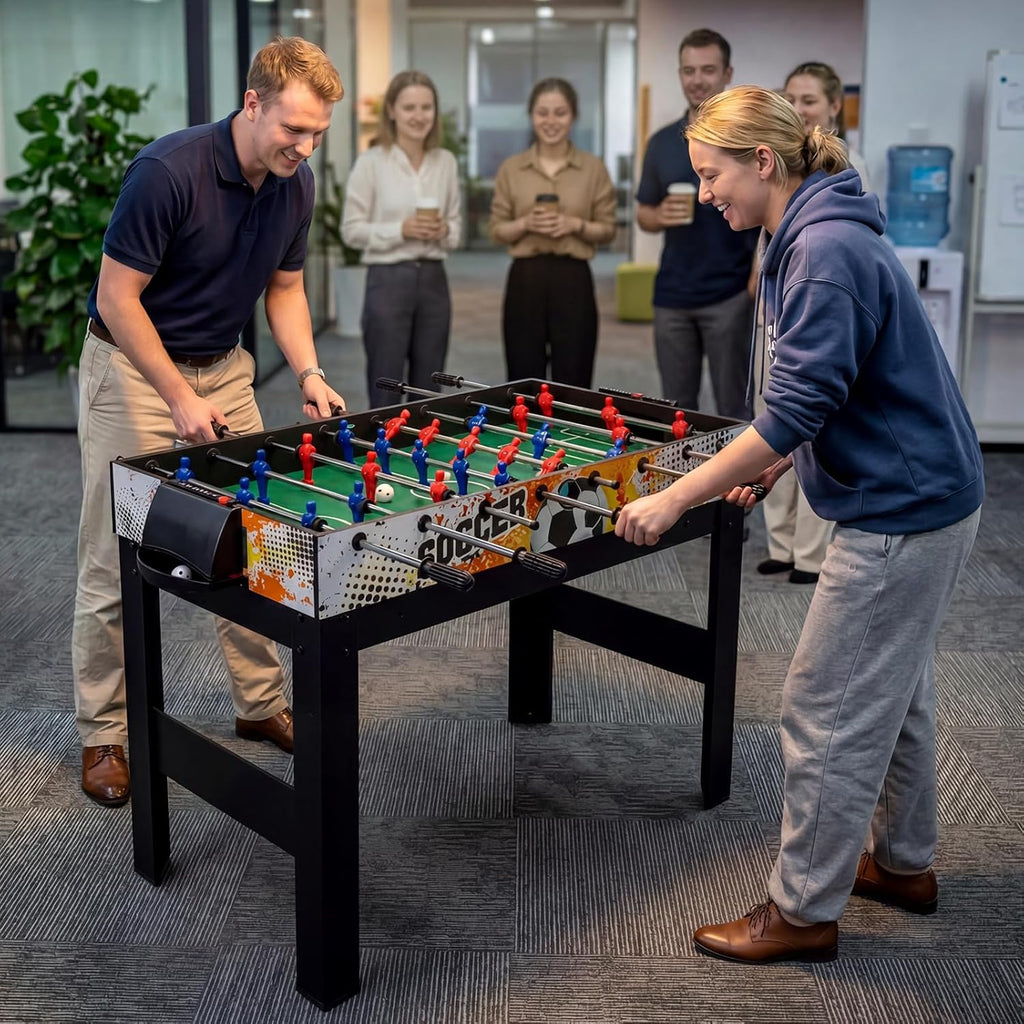 Multi Game Table 48", 14 in 1 Combo Game Table w/Basketball, Billiards, Foosball, Ping Pong, Hockey, Shuffleboard