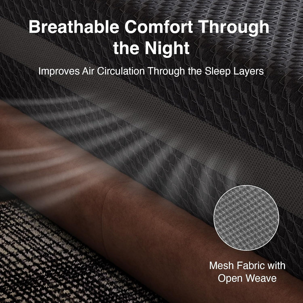 Queen Gel Memory Foam Mattress 12 Inch for Spinal Alignment | 12 Inch Queen Mattress for Responsive Support &
