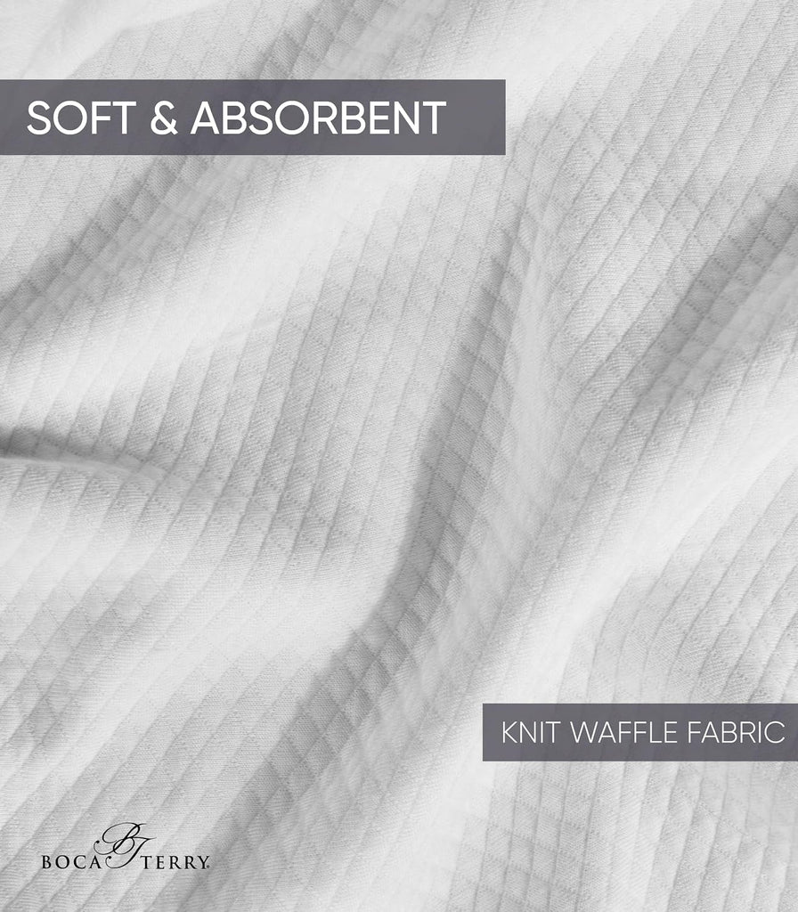 Terry Women's Soft Waffle Robe, Long Hotel Bathrobe, Spa Bath Robes | soft, luxury knit bath robe for women