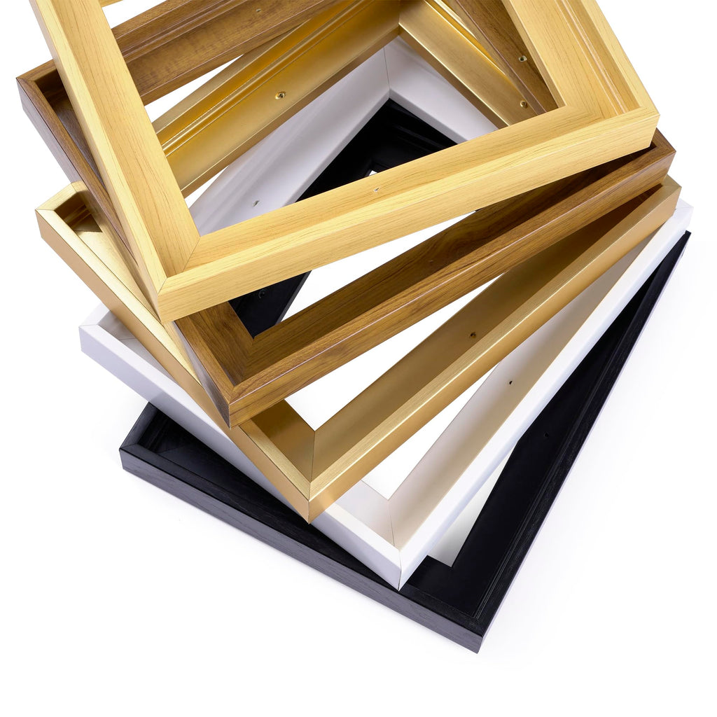 16x20 Canvas Floating Frame, 0.9" Deep Canvas Frame, Black