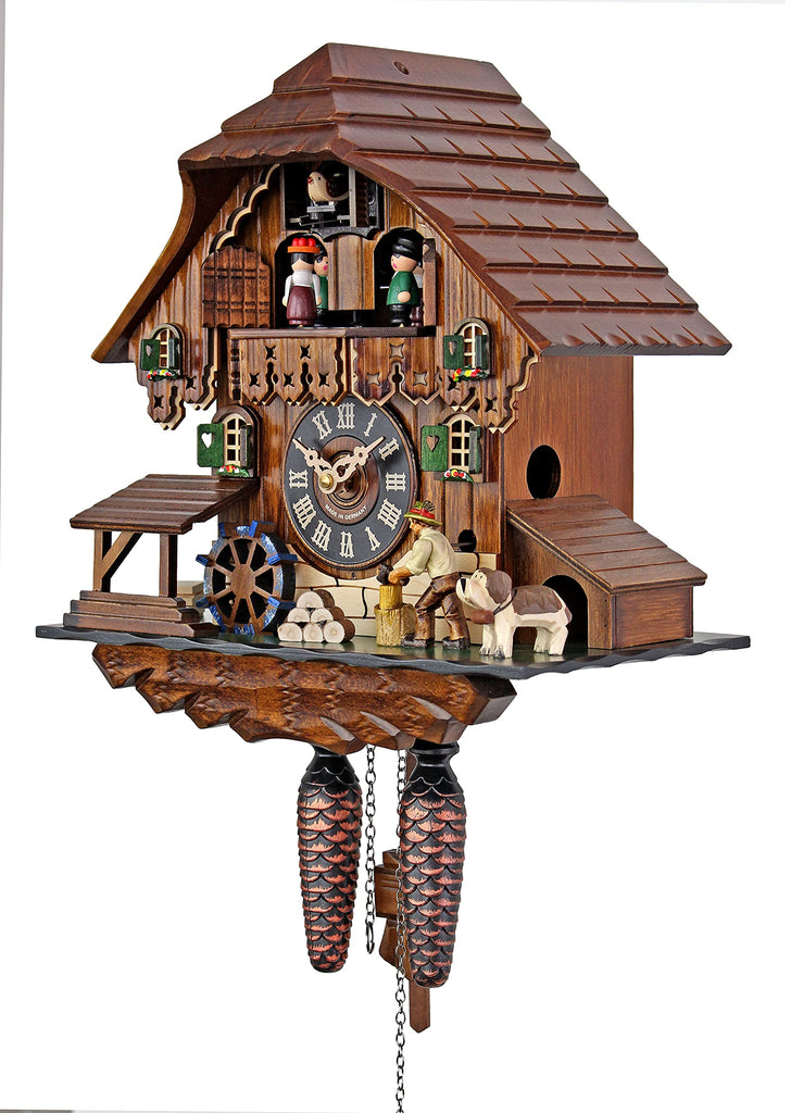 Adolf Herr Quartz Cuckoo Clock - The Busy Wood Chopper