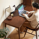 Computer Desk, Solid Wood Desk, Mid Century Modern Home Office