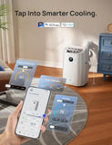Portable Air Conditioner 515S, 12000 BTU ASHRAE (8000 BTU DOE) Smart AC Unitwith Drainage-free Cooling