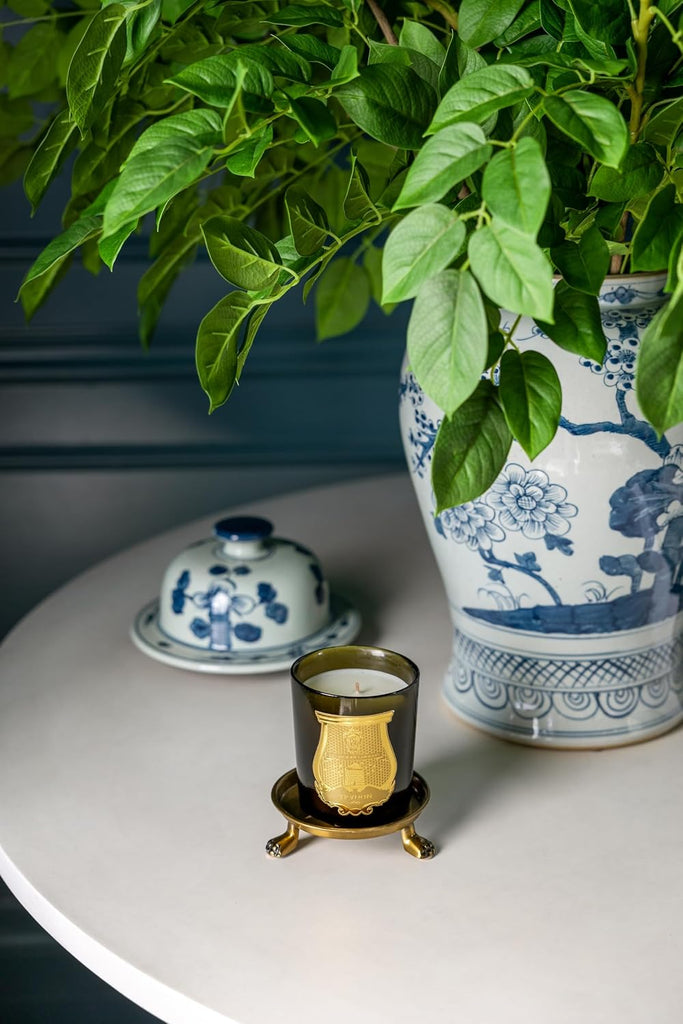 Round Clawfoot Dish - by Home Collection - Gold - Decor, Candles, Jewelry, Perfume, Cosmetics, and Coffee Table