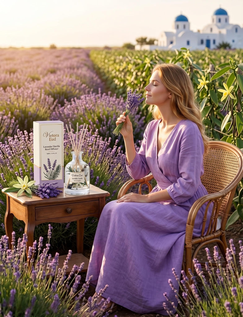 Lavender Vanilla Reed Diffuser, 3.4 Fl Oz