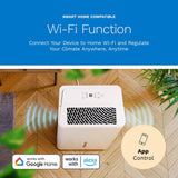 Dehumidifier 3,500 Sq Ft Wi-Fi (25 Pint MAX 64 Pint at 95°F, 90% RH) for Advanced Humidity & Moisture Control, Quiet