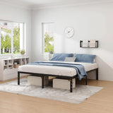 Metal Bed Frame,Full Bed Frame with Storage Space,Heavy Duty Sturdy Mattress Foundation,Easy Assembly,No Box Spring