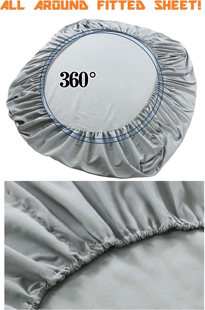 Luxury Soft Bed Sheets Paisley Pattern - 1500 Premium Hotel Quality Microfiber Softness Wrinkle and Fade Resistant